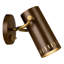 Applique murale réglable 1 lumière 7,25 po Ruehl en bronze laqué avec détails en laiton laqué-126562272
