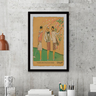 « croquet quiconque ? » impression encadrée