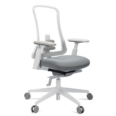 Office Desk Chairs Ergonomic Office Chair High-back Mesh Rolling Work Chairs With Wheels And Adjustable Headrests Comfortable Lumbar Support Adjustabl