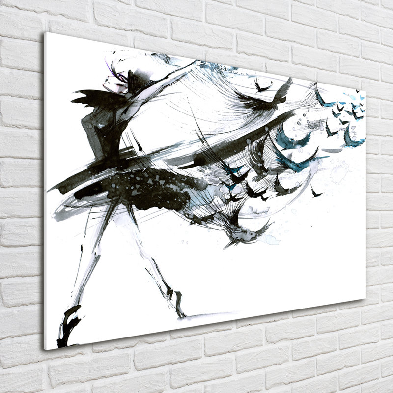 Ballerina - No Frame Print on Glass