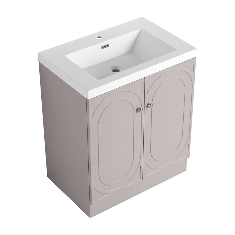 Wall Mounted Bathroom Vanity, 30"