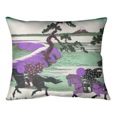 Katsushika Hokusai Throw Pillow