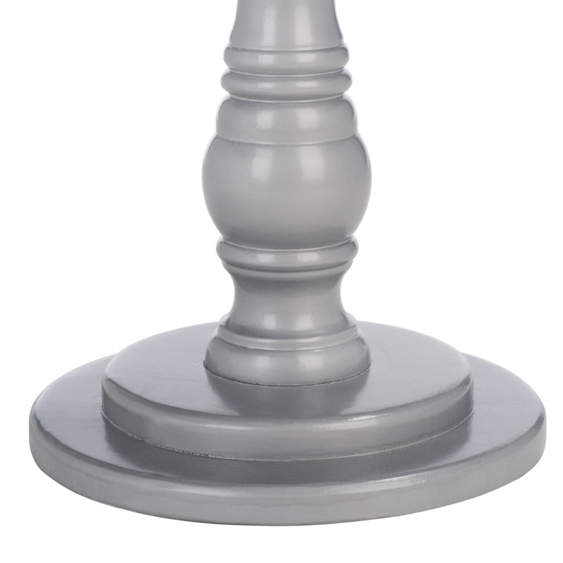 Willhite Solid Wood End Table, Warm Gray