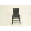 Ensemble de 2 chaises de patio pliantes en tissu textilène rembourré