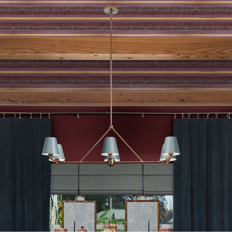 Kinston 6-Light Chandelier, Bleu