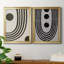 «Tubular Abstract I», reproduction encadrée de qualité supérieure, prête à être accrochée-1980605762-1980605761