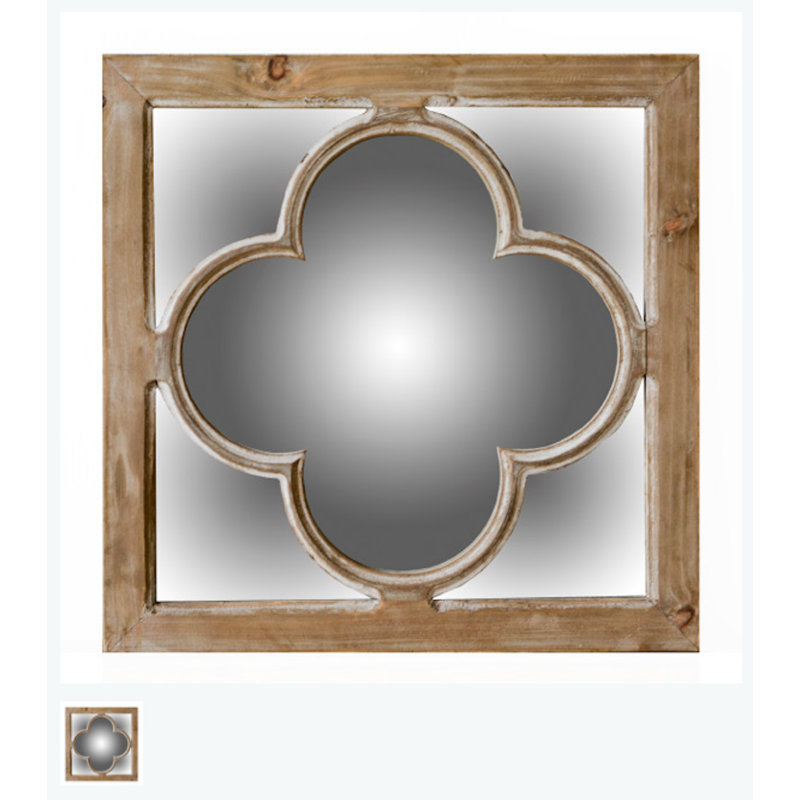 Odette Reclaimed Wood Flat Mirror
