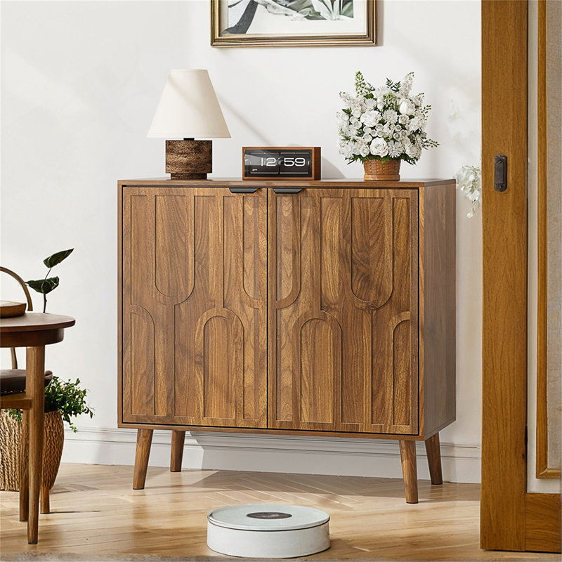 31.5 Inch Wide Sideboard Buffet Cabinet With Storage, Versatile And Stylish For Modern Farmhouse Decor