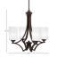 Lustre 4 lumières Zilo illustré avec verre de 4 po Zilo-86756433-90740719