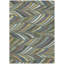 Tapis mid-century moderne lavable à la machine intérieur / extérieur Chantille ACN2475-2123151617-2123151630