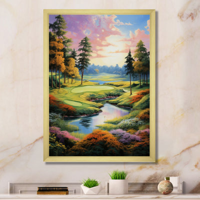 Waltwilder Golf Enchanted Greens sur impression sur toile