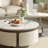 Cream Sintered Stone Coffee Table