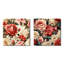 Desdemona - ensemble de 2 reproductions d'art sur toile florales-102581082-102581087