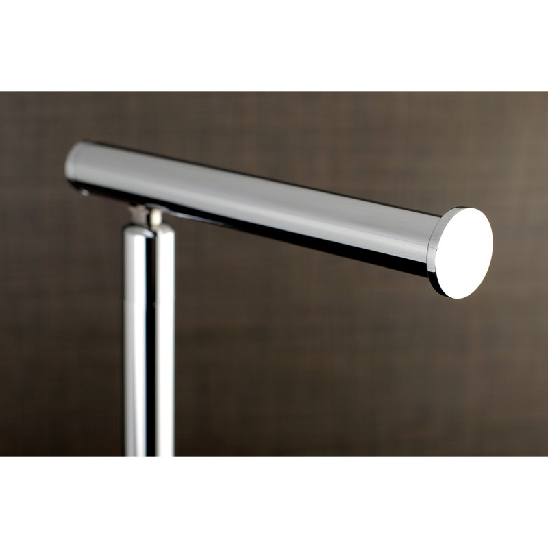 Kingston Brass Claremont Freestanding Toilet Paper Holder, Polished Chrome