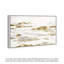 «Mountain of the Soul, Mountain Brushstroke Texture Modern Gold», reproduction sur toile-71090903-71090914