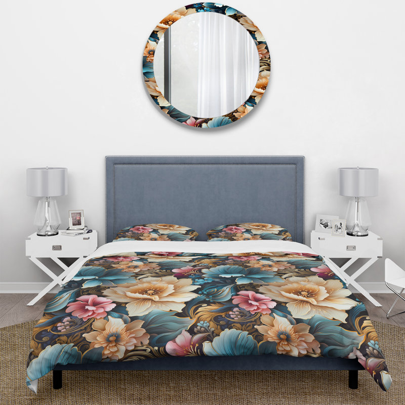 Ensemble de housse de couette Millaray, Housse de couette pour très grand lit et 2 très