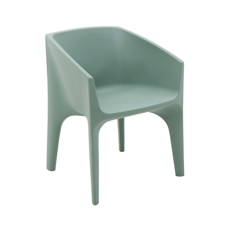 Tramontina Paco Polyethylene Lounge Chair, Sage Green