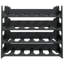 Bilderback Tabletop Wine Bottle Rack in Anthracite-618444731