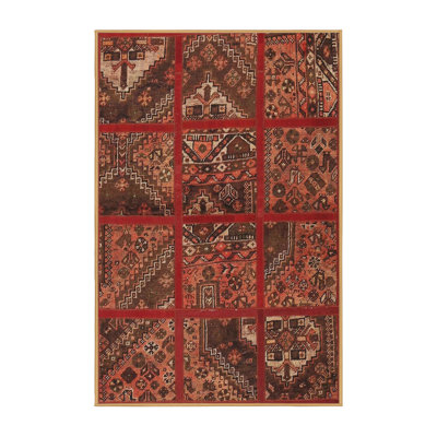 Tapis rouge Patchwork