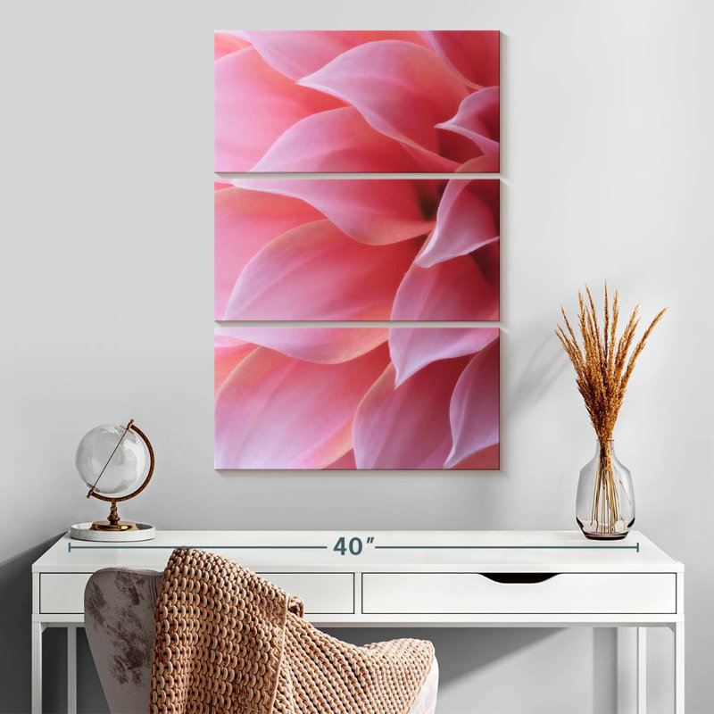 Harnek - pétales de rose pastel, H 32 po x l 20 po