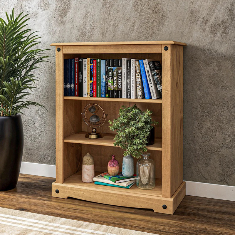 Corona 100cm H x 75cm W Solid Wood Standard Bookcase