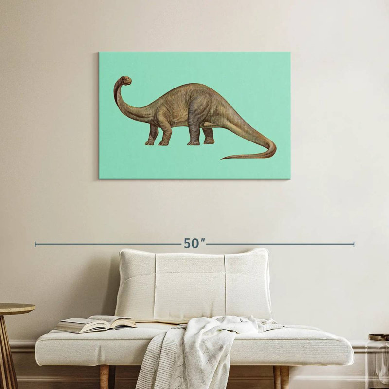 Crowle Brontosaurus Illustration, 24" H x 36" W