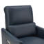 Fauteuil inclinable électrique pivotant en cuir véritable Sant (ensemble de 2)-121439193