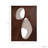 Canvas Art Fabric & Mango Wood Abstract Cutout Design Modern Casual Wall Decor For Living Room, Bedroom, Office, Or Hallway - 36" Brown, Ivory, Tan