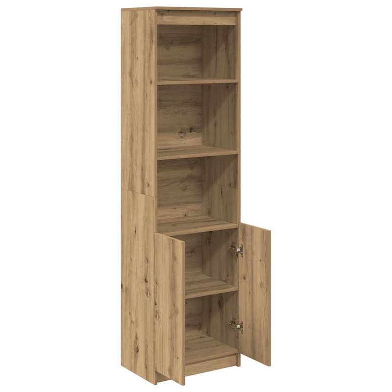 Highboard 50X35x180 Cm Engineered Wood, Artisan Oak