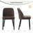 Set of 4 Upholstered Dining Chairs, Modern Kitchen Chairs with Thick Cushions and Wooden Legs, Beige – Perfect for Dining Room or Restaurant-154311873-154311887