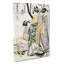 Women In Society by Kitagawa Utamaro - Wrapped Canvas-55299521