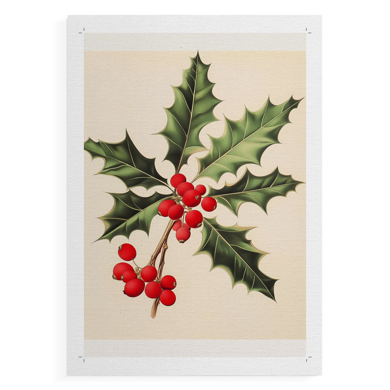 Art des Fêtes de Noël - série 2-CCXLIV - impression sur toile seulement - NON-CADRE, H 18 po x l 12 po