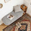 Banc de rangement repose-pieds ovale-305573855