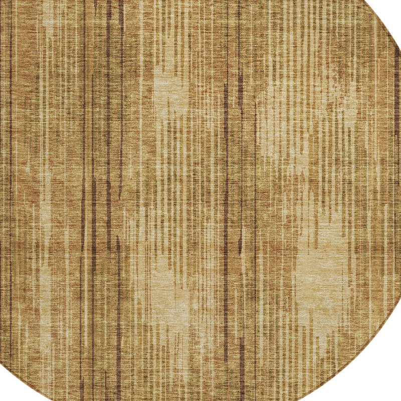 Tapis intérieur lavable rayé 8 pi