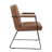 Marrone Faux Leather Armchair-681130645