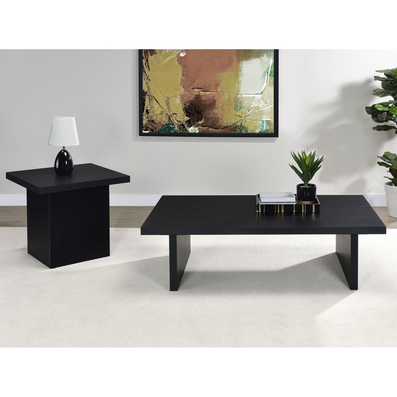 Ensemble de 2 tables basses et tables de bout Caroline Black