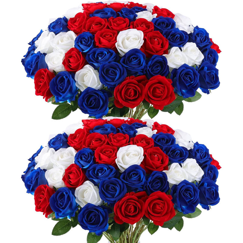 Roses artificielles en vrac