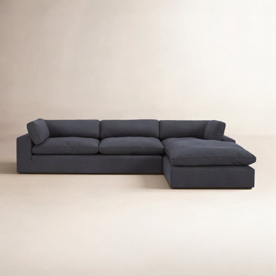Asher Linen Sofa and Chaise