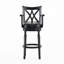 Tabouret de bar en cuir Celine