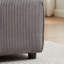 Velours côtelé gris pour espace - moderne, 2 coussins, et charge en C, 8 places, velours côtelé en tissu, porto,-626041676