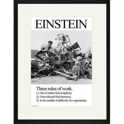 " Einstein 3 Rules Of Work " by Wilbur Pierce