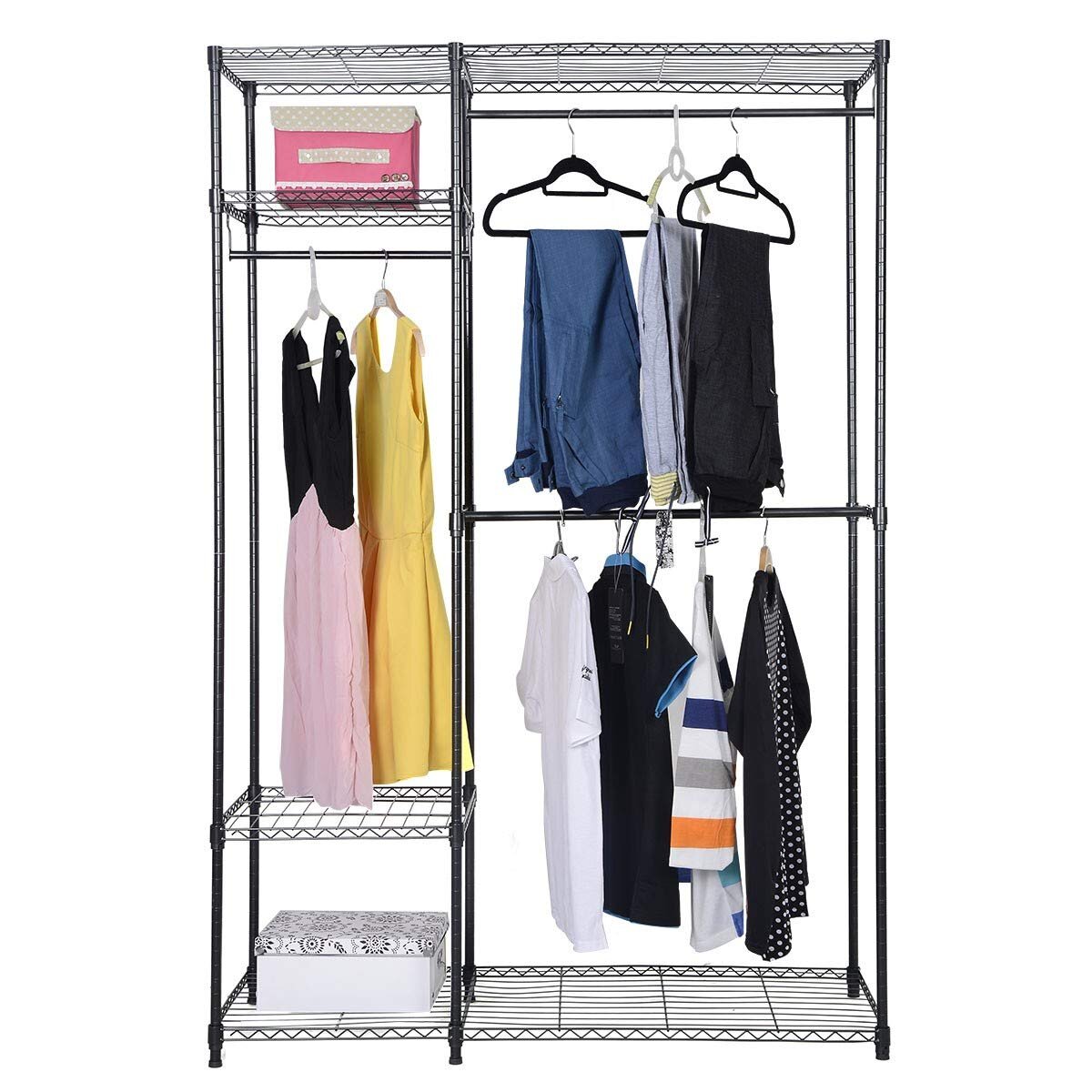 Izaih 45 W Garment Rack Rebrilliant Color: White