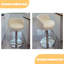Chaise d'appoint blanche à dossier solide (ensemble de 2)-796667042