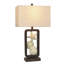 Lampe de table Poly - Alken Wash - abat-jour blanc