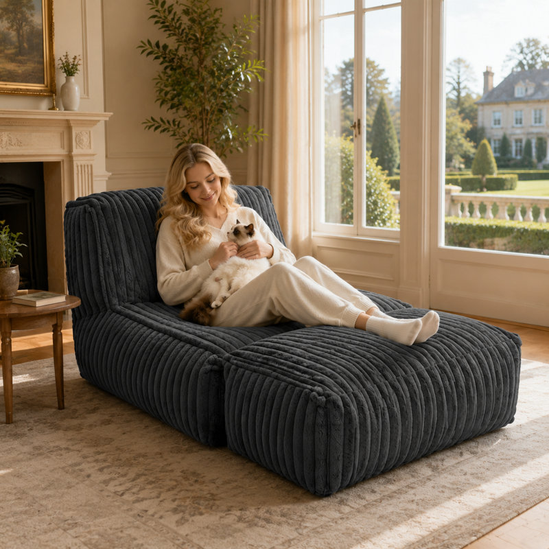 Fabric Outdoor Friendly Bean Bag Chair