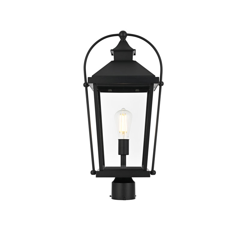 Lampadaire d'extérieur 23 pouces en noir Luz