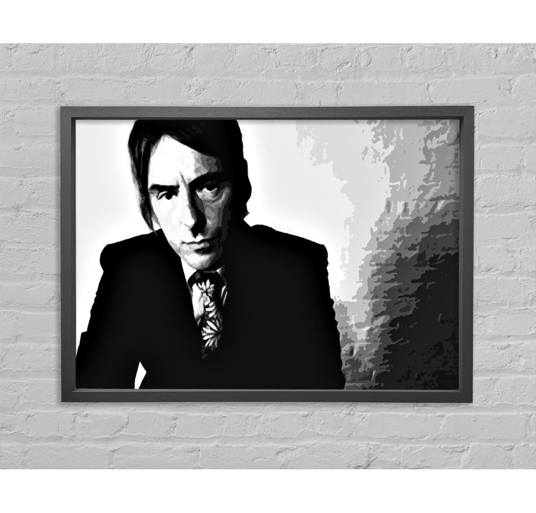 Paul Weller The Wall - Einzelne Bilderrahmen Kunstdrucke auf Leinwand