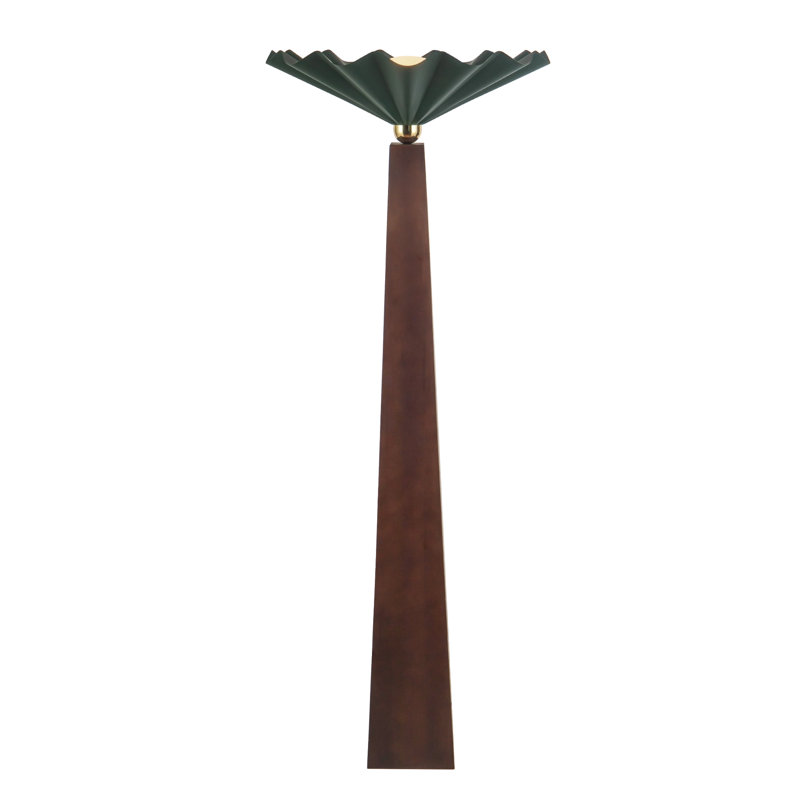 Furrow 65-in Red Floor Lamp, Green