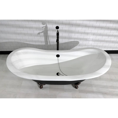 Kingston Brass Vintage Brass Chain and Stopper Tub Waste and Overflow