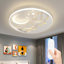 Flush-mounted LED Ceiling Light, 1 Bulb, 50 cm-115269625-115269626
